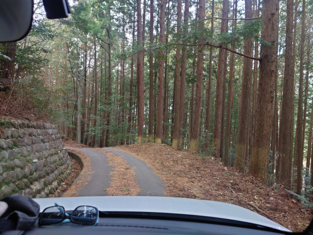 静岡県島田市りらすぽ山道