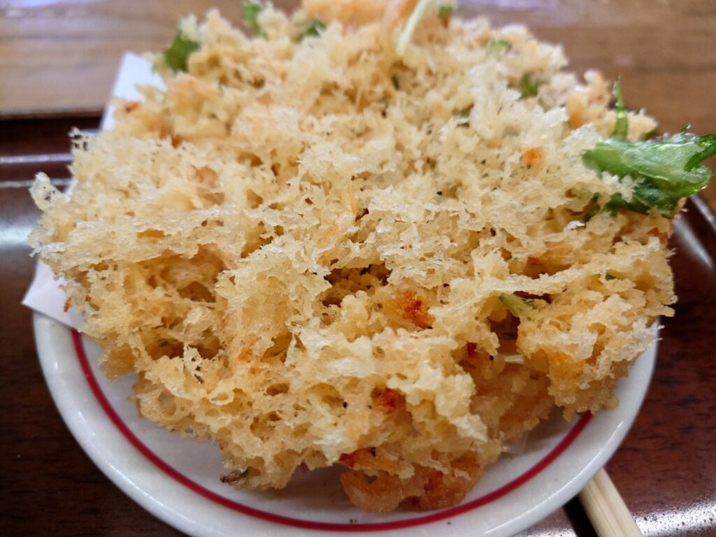 まぐろ丼+桜エビのかき揚げ
