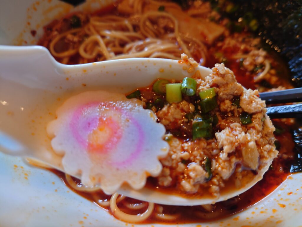 中華そば千里ひき肉と辛いそば
