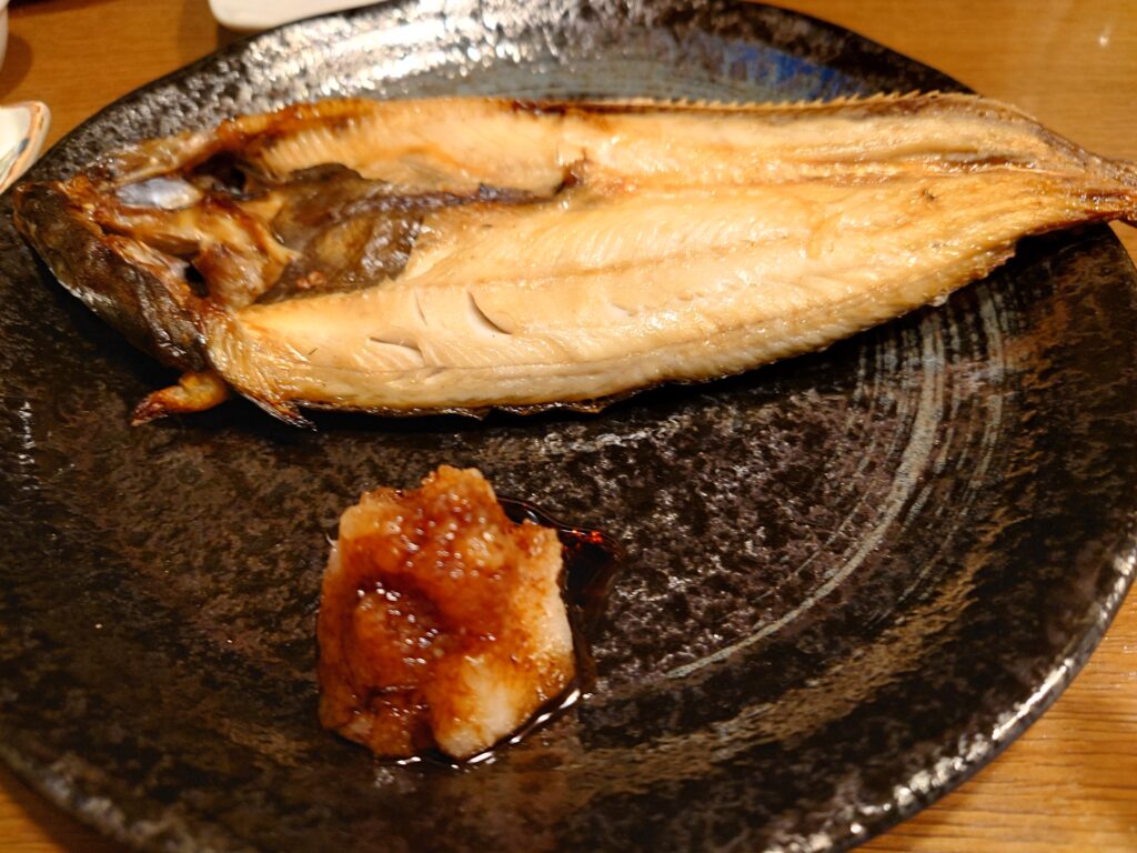 鶴見馬場やきとり居酒「醍醐(だいご)」ほっけ