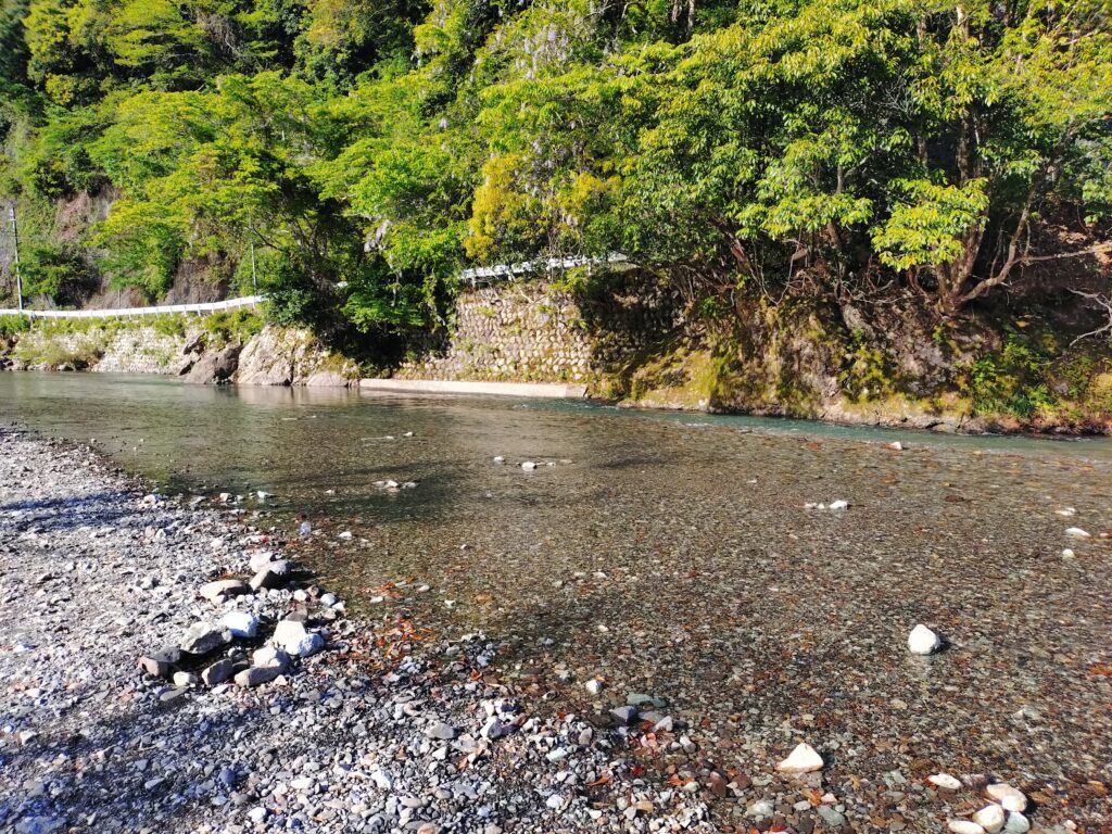 興津川 西里キャンプ適地,静岡BBQ,川遊び,