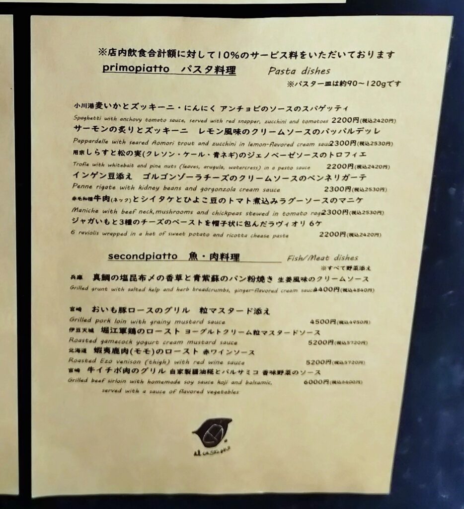 カスターニョ,静岡,イタリアン,用宗,パスタ,コース,古民家カフェ,おススメ,レストラン,駐車場,予約