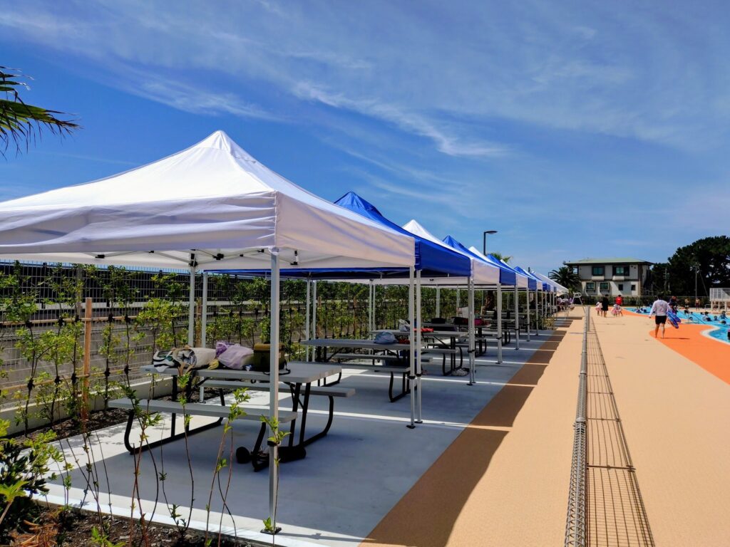 大浜公園プール,事前予約,大浜プール,清水,プール,売店,駐車場,シャトルバス,浮き輪,幼児,おむつ,飲食,有料シート,BBQ
