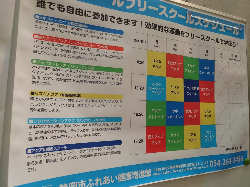静岡市ふれあい健康増進館ゆらら,ゆらら料金,ゆらら予約,ゆらら営業時間,静岡プール,静岡室内プール,ゆらら,クーポン,いくら,ジム,売店,料金,営業時間,バス,浮き輪,イベント,料金