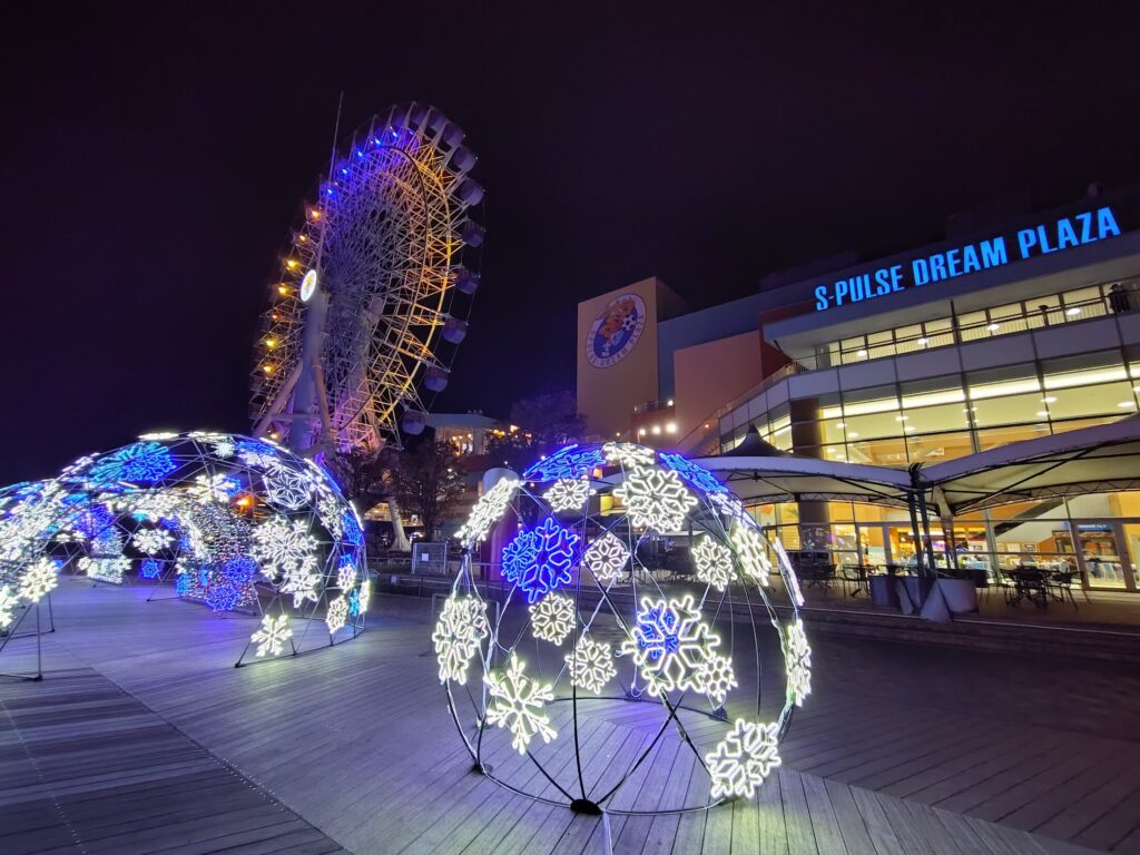 イルミネーション,駐車場,ドリプラ,遊園地,静岡,清水,エスパルスドリームプラザ,清水マリーナサーカス,値段,時間,いつまで,イベント,駐車場,イルミネーション