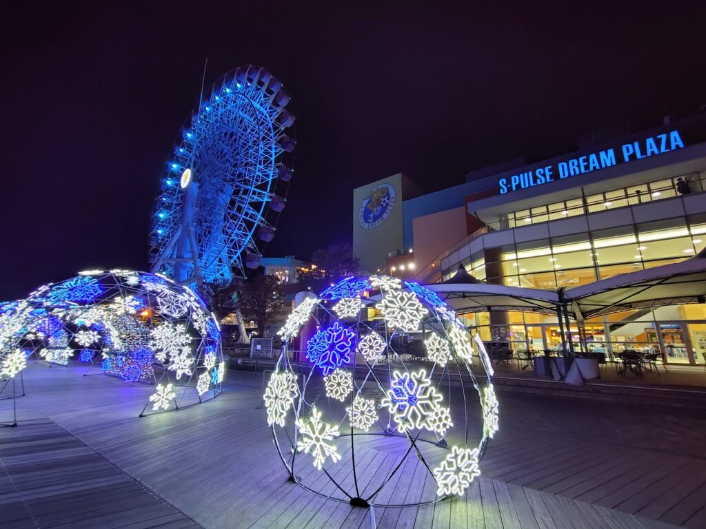 イルミネーション,駐車場,ドリプラ,遊園地,静岡,清水,エスパルスドリームプラザ,清水マリーナサーカス,値段,時間,いつまで,イベント,駐車場,イルミネーション
