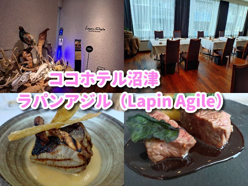 ココホテル,沼津,ランチ,フレンチ,コース,ディナー,フランス料理,デート,誕生日,高級,グルメ,ホテル,肉,魚,定休日,予約,レビュー,レストラン,ラパンアジル,お試しコース,お祝い,静岡,グルメ