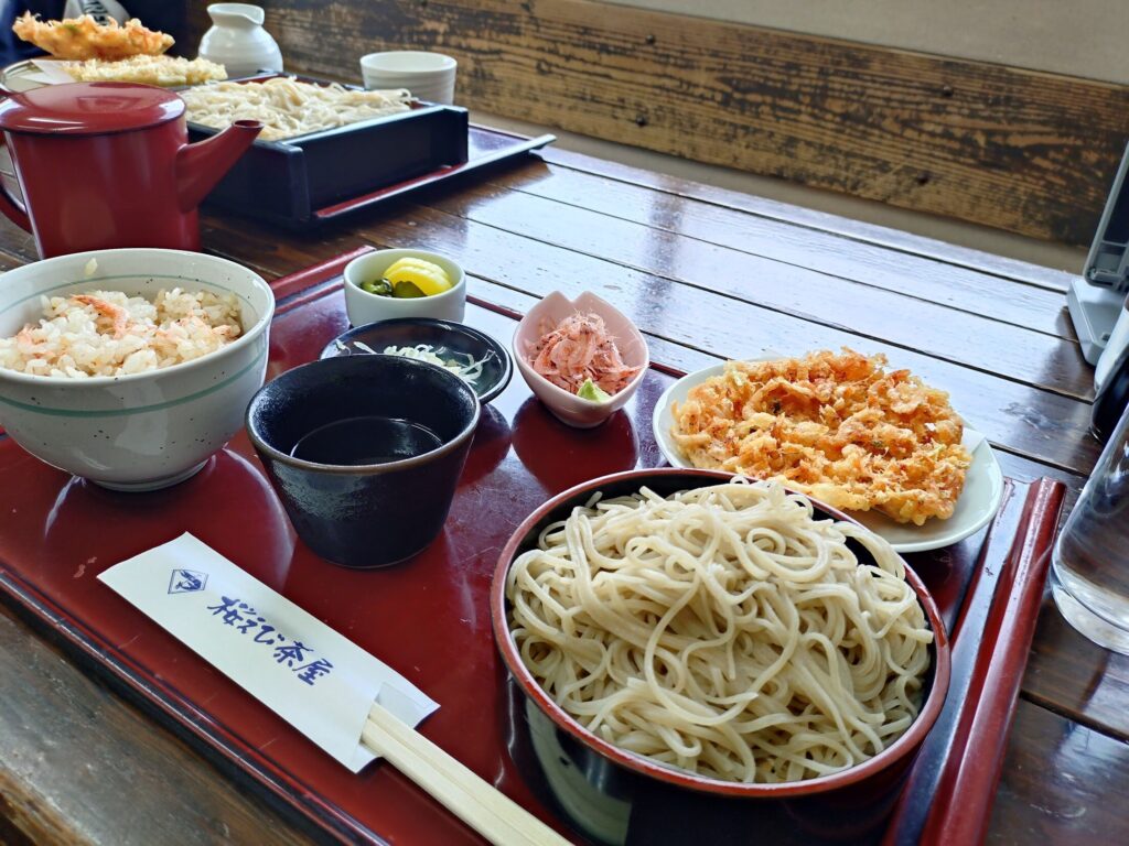 ゆい桜えび館,静岡,観光,清水,見学,子ども,桜えび,サクラエビ,由比,ランチ,定休日,駐車場,お土産,かき揚げ,しらす,定食,そば,まぐろ,天ぷら,桜えび茶屋